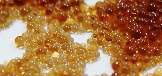 Ion exchange resin for water hardness removal