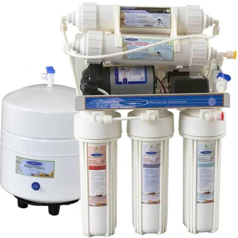 undersink reverse osmosis with booster pump