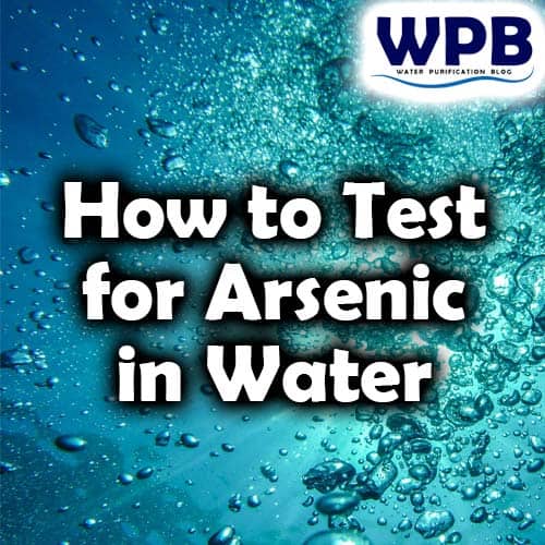 how to test for arsenic in water