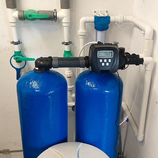 Twin tank CLACK WS1 water softener