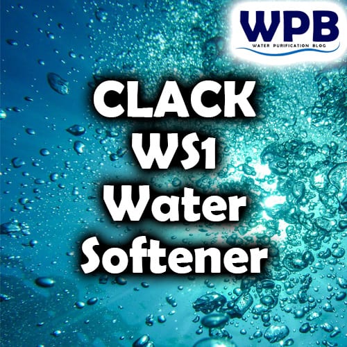 CLACK WS1 water softener