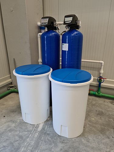 Water softeners in industrial water purification