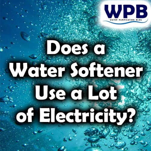 Does a water softener use a lot of electricity